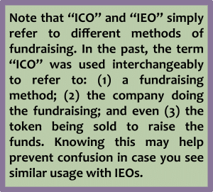 What is an Initial Exchange Offering