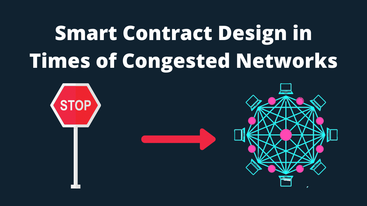 Smart Contract Design in Times of Congested Networks